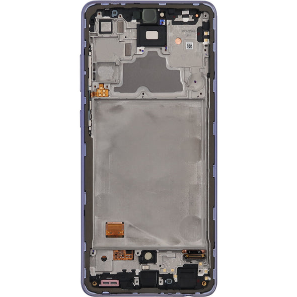 Samung A72 A725 2021 LCD With Touch + Frame Awesome Violet OLED