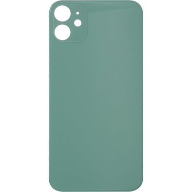 iPhone 11 Back Glass without Camera Lens Green (NO LOGO)