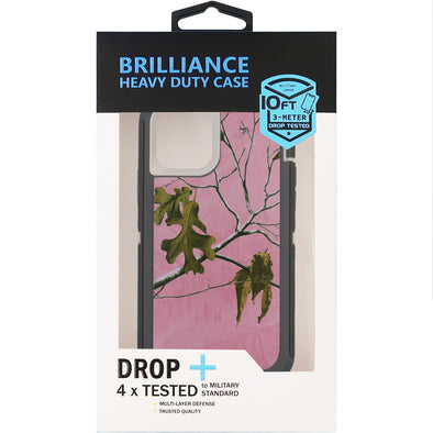 Brilliance HEAVY DUTY iPhone 11 Pro Camo Series Case Pink and White