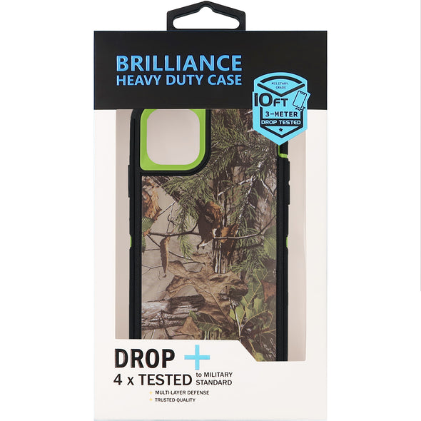 Brilliance HEAVY DUTY iPhone 11 Pro Max Camo Series Case Green