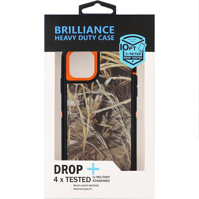 Brilliance HEAVY DUTY iPhone 11 Pro Max Camo Series Case Orange