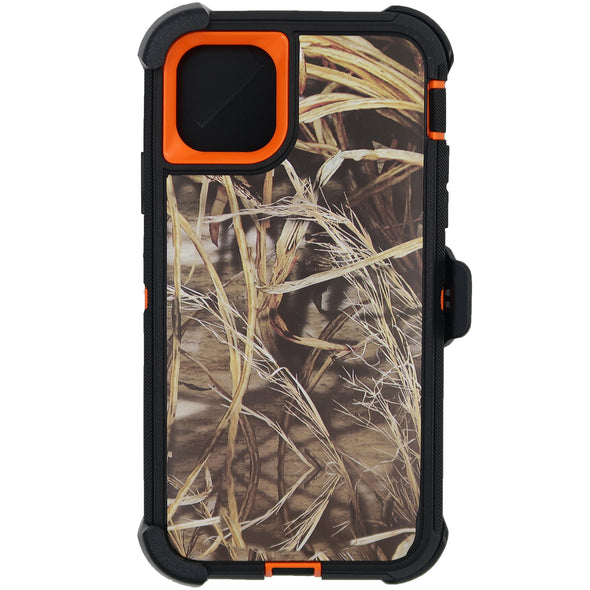 Brilliance HEAVY DUTY iPhone 11 Pro Max Camo Series Case Orange
