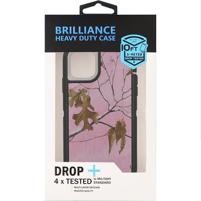 Brilliance HEAVY DUTY iPhone 11 Pro Max Camo Series Case Pink and White