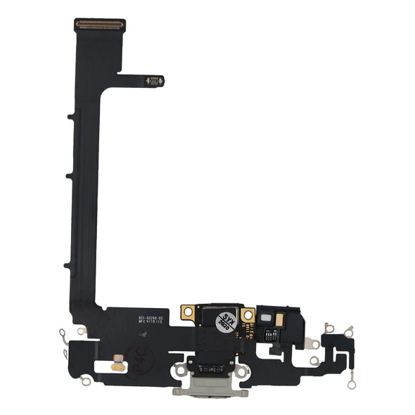 iPhone 11 Pro Max Charging Port Flex + Daughter Board Best Quality Silver