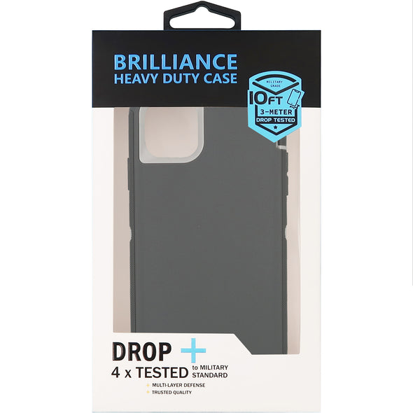 Brilliance HEAVY DUTY iPhone 11 Pro Max Pro Series Case Grey