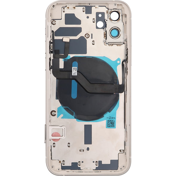 iPhone 12 Mini Back Housing w/ Small Parts White (No Logo)