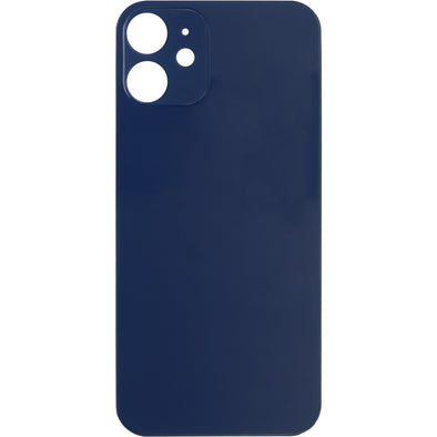 iPhone 12 Mini Back Glass Door without Camera Lens Blue