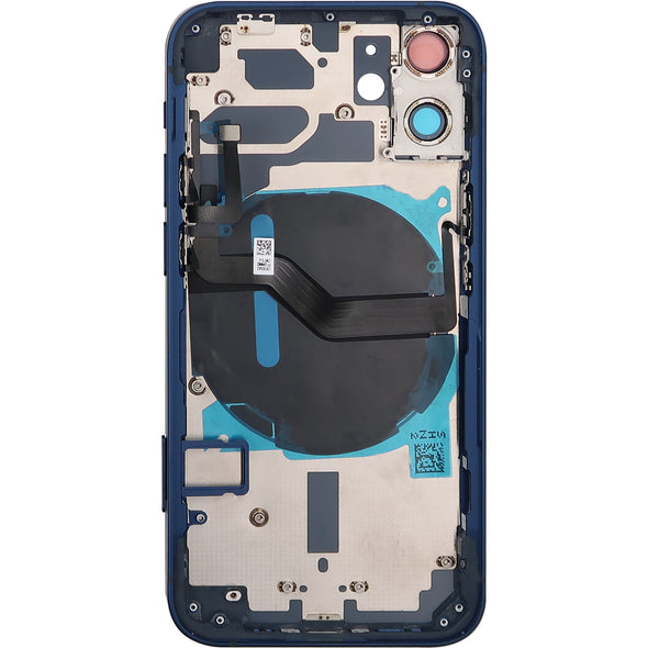 iPhone 12 Mini Back Housing w/ Small Parts Blue (No Logo)