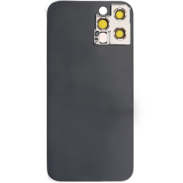 iPhone 12 Pro Back Glass Door w/ Camera Lens White ( No Logo)