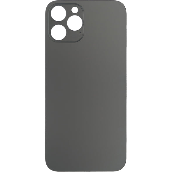 iPhone 12 Pro Max Back Glass Door without Camera Lens Black