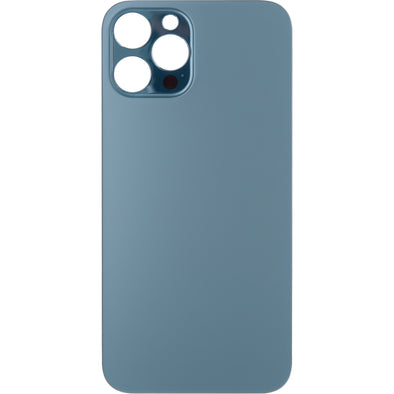 iPhone 12 Pro Max Back Glass Without Lens Blue