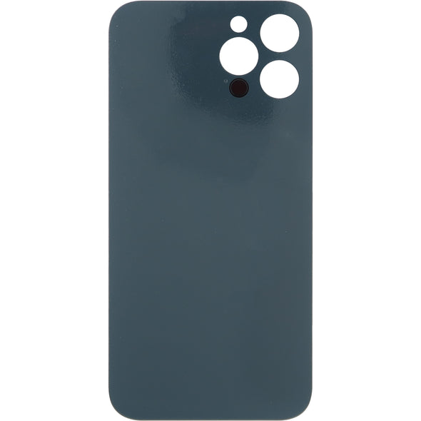 iPhone 12 Pro Max Back Glass Without Lens Blue