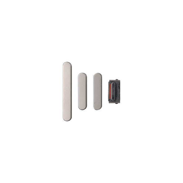 iPhone 12 Pro Max Sim Tray, Volume, Mute, Power Button White