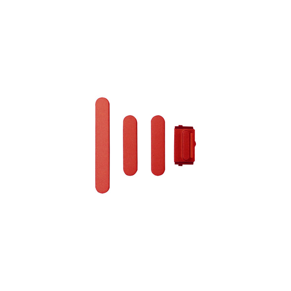 iPhone 12 Sim Tray, Volume, Mute, Power Button Red