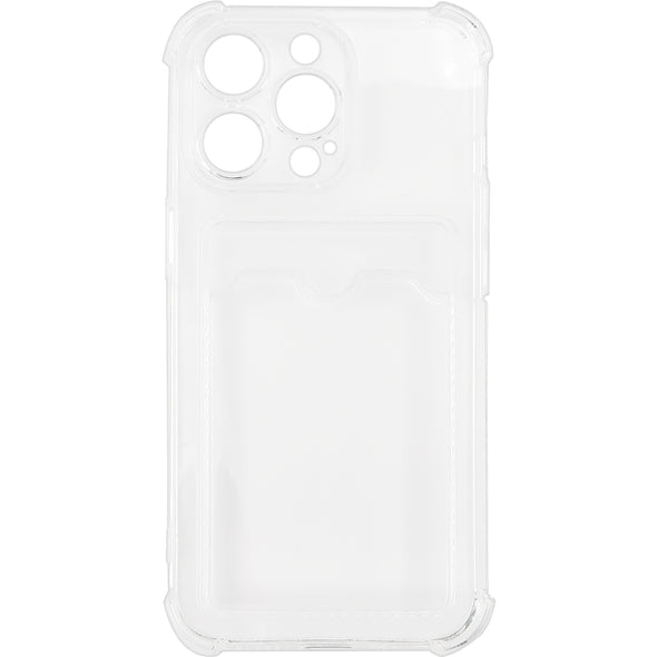 Brilliance LUX iPhone 13 Pro Anti-Drop Card Holder Case Clear