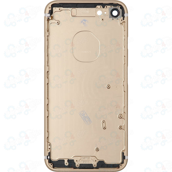 iPhone 7 Back Housing w/ Sim Tray + Camera Lens Gold(No Logo)