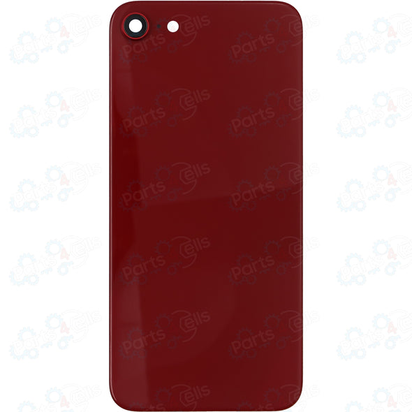 iPhone 8 Back Glass w/ Camera Lens Red (No logo)