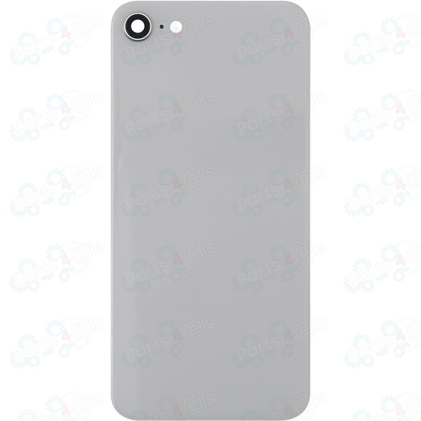 iPhone 8 Back Glass w/ Camera Lens White (No Logo)