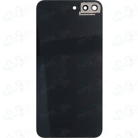 iPhone 8 Plus Back Glass w/ Camera Lens Black (No Logo)