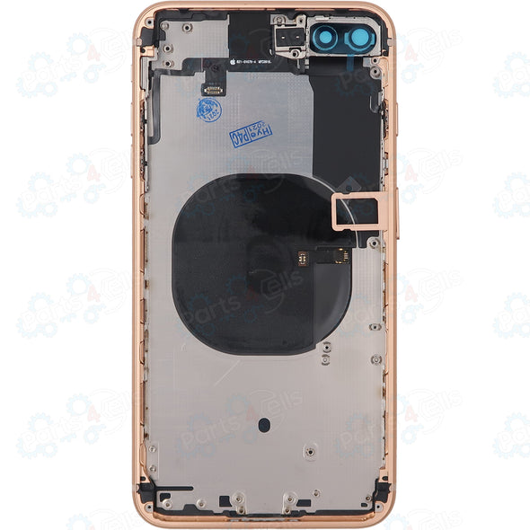 iPhone 8 Plus Back Housing w/ Small Parts Gold (No Logo)