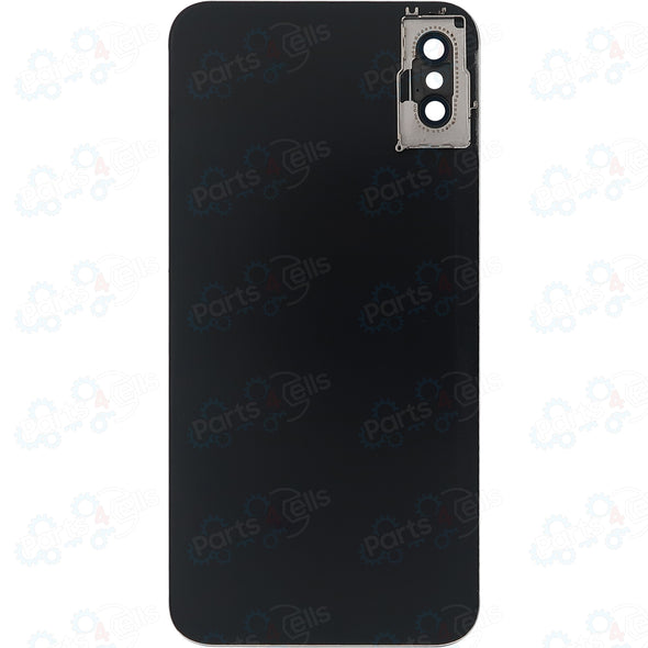 iPhone X Back Glass with Camera Lens White (No Logo)