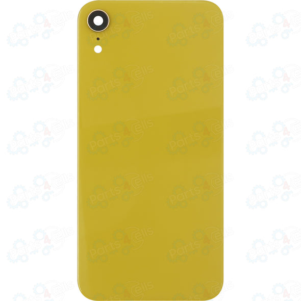 iPhone XR Back Glass with Camera Lens Yellow (No Logo)