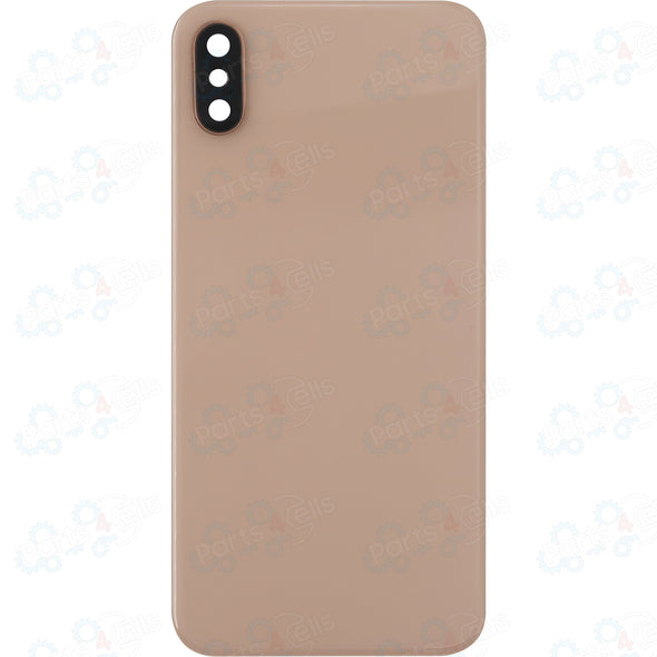 iPhone XS Back Glass with Camera Lens Gold ( No Logo)