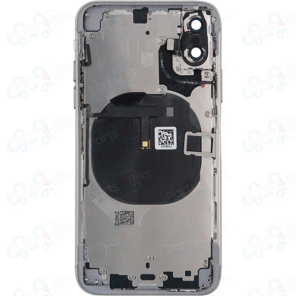 iPhone XS Back Housing White w/ Small Parts (No Logo)