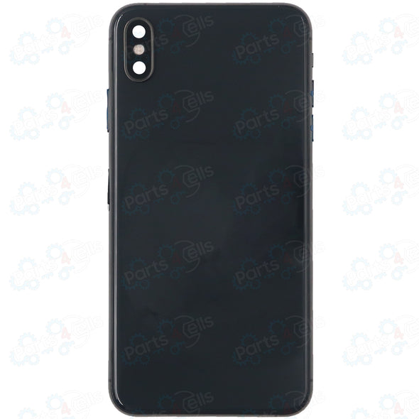 iPhone XS Max Back Housing Black w/ Small Parts (No Logo)