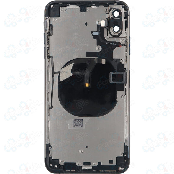 iPhone XS Max Back Housing Black w/ Small Parts (No Logo)