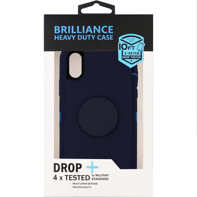 Brilliance HEAVY DUTY iPhone X / XS Pop Pro Series Case Blue