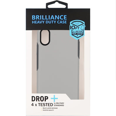 Brilliance HEAVY DUTY iPhone X / XS Slim Series Case White