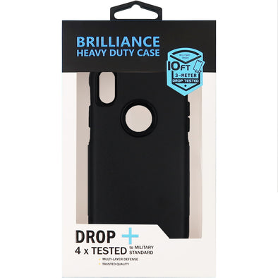 Brilliance HEAVY DUTY iPhone XR Traveler Series Case Black