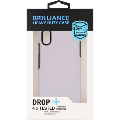 Brilliance HEAVY DUTY iPhone XR Slim Series Case White