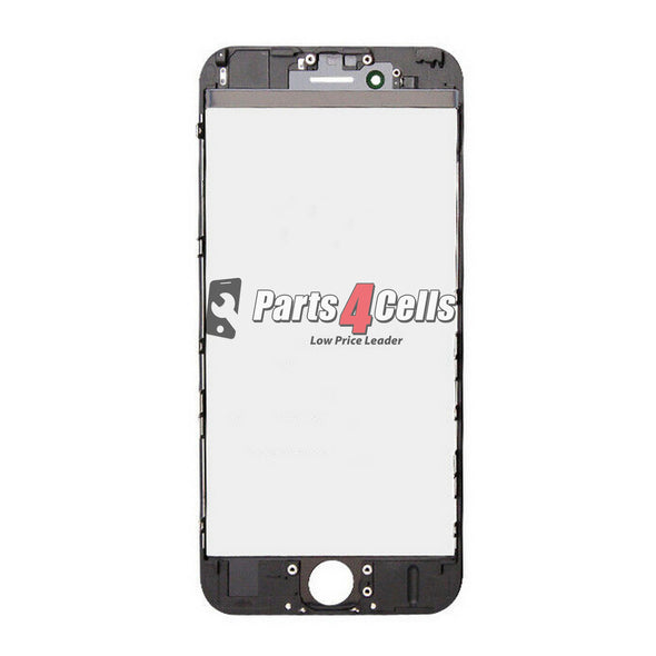 iPhone 6S Glass with Frame and OCA Pre Installed Black-Parts4Cells