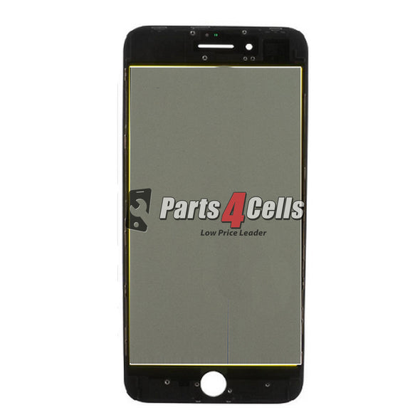 iPhone 8 Glass with Frame and OCA PreInstalled Black-Parts4Cells
