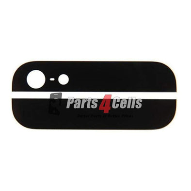 iPhone 5 Black Back Rear Housing Top & Bottom Glass Black