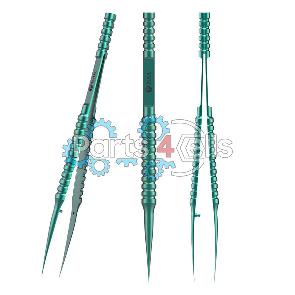 2UUL Straight Head Titanium Alloy Ultraprecise Tweezer
