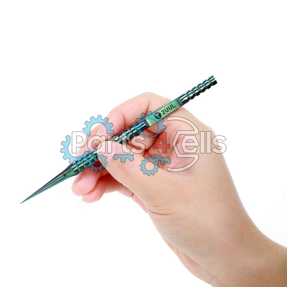 2UUL Straight Head Titanium Alloy Ultraprecise Tweezer
