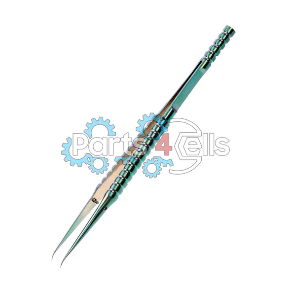 2UUL Curved Head Titanium Alloy Ultraprecise Tweezer