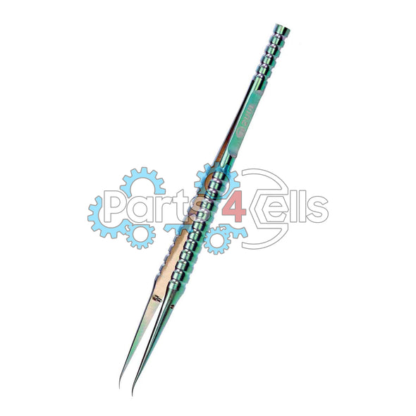 2UUL Curved Head Titanium Alloy Ultraprecise Tweezer